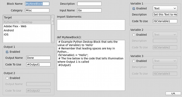 Maak uw eigen programma's met Illumination Software Creator [Giveaway] illum customblock