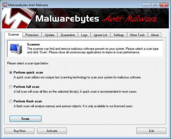 Zorg ervoor dat u schoon bent met deze gratis eenmalige scan Antivirus Tools [Windows] gratis antivirusprogramma's malwarebytes