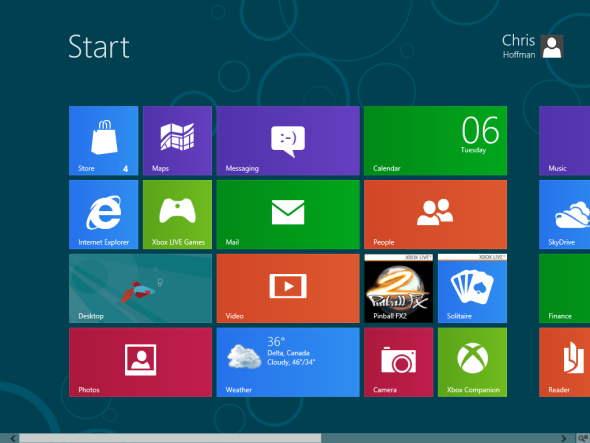 Windows 8 bureaublad