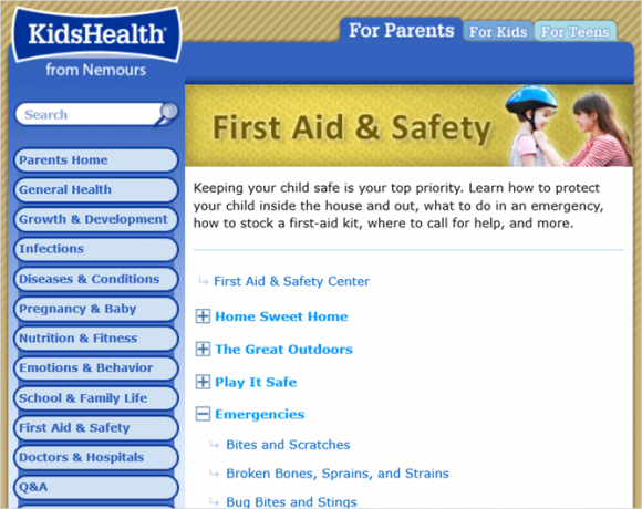 kidshealth EHBO-web