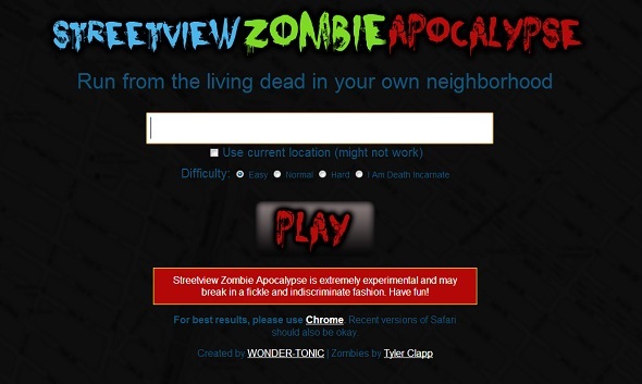 Gaming Google Maps Met Street View Games streetview zombie home