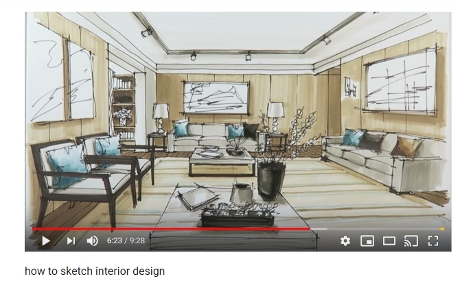 YouTube Interior Design Sketch Cursussen Online Gratis