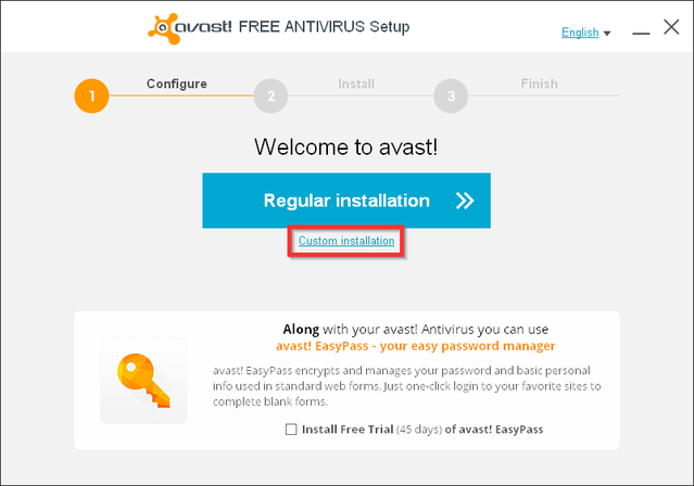 Avast - Installatie - Aangepast