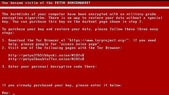 Petya Ransomware Je werd een slachtoffer