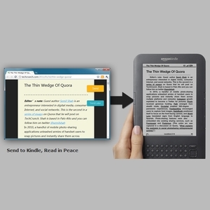 Send To Kindle By Klip.me: Neem al uw "te lezen" artikelen onderweg zonder internetverbinding [Chrome] Functieafbeelding