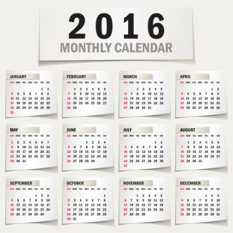 Kalender 2016