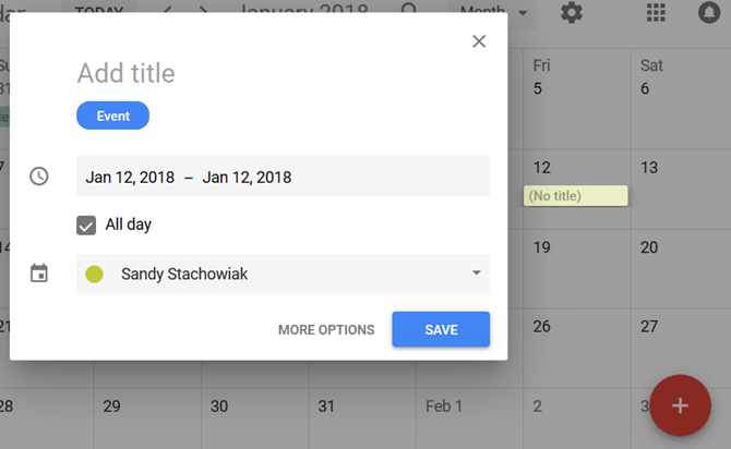 Google Agenda persoonlijk dagboek