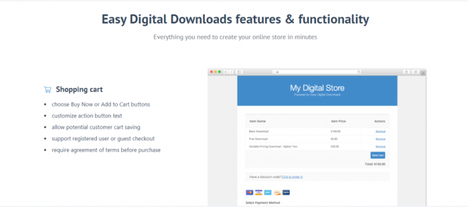 Eenvoudig e-commerceplatform voor digitale downloads