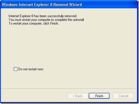 Forceer opnieuw installeren van Internet Explorer
