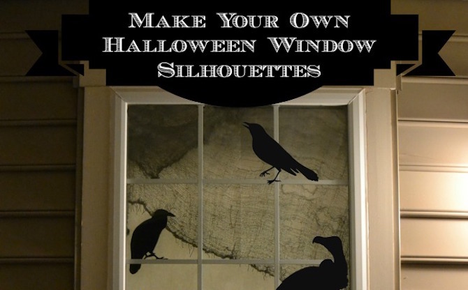 Halloween Printables - Window Silhouettes