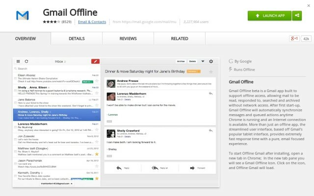 Gmail-offline-webwinkel