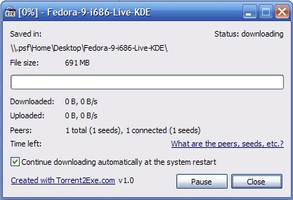 Torrents downloaden zonder een client via Torrent2Exe [Windows] 02 torrent downloaden