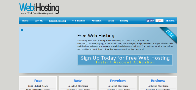 De beste gratis website-hostingservices in 2019 gratis webhost webfreehosting