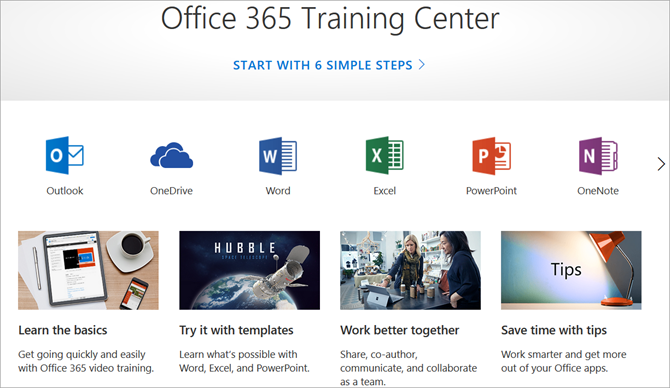 Office 365 Training Center