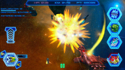 Star Splitter 3D: schiet dingen in de ruimte en voltooi missies [iOS] star splitter1