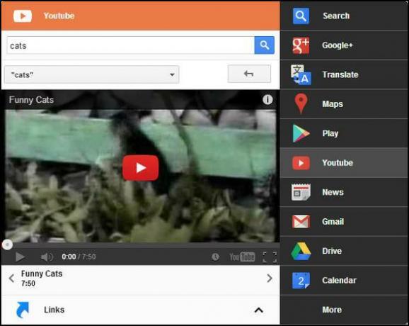 Zwart menu: toegang tot alle Google-services in één menu [Chrome] YouTube Play Video