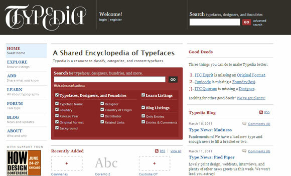 typografie webapplicatie