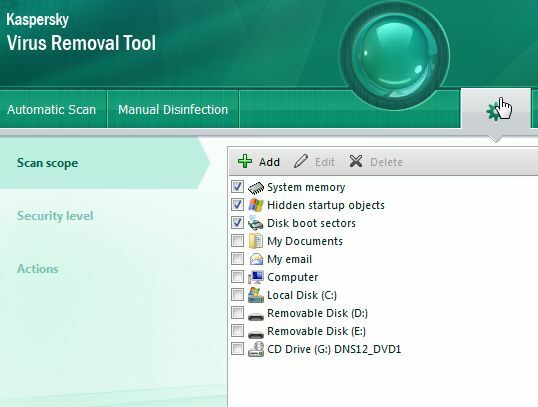 Controleer uw pc snel en gratis met de scanner van het Kaspersky Virus Removal Tool3