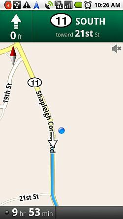 google maps navigatie