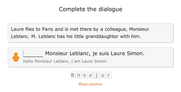 Babbel: An Interactive Tool for Budding Linguists special