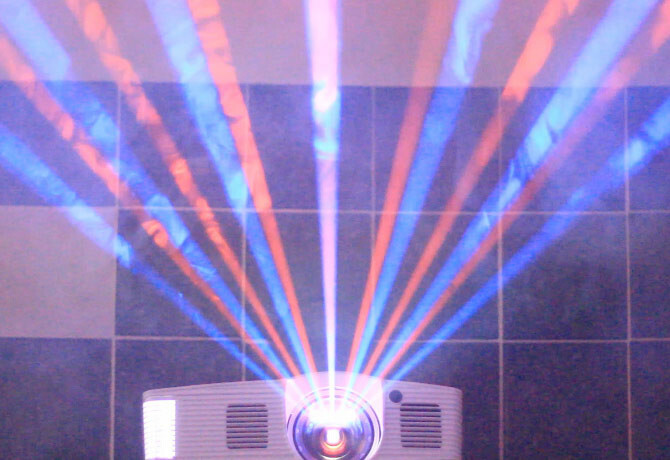 MusicBeam virtuele lasershow