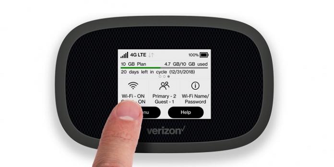 Verizon Jetpack MiFi 8800L wifi hotspot-apparaat