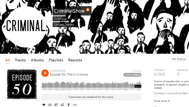 Criminal Podcast op SoundCloud