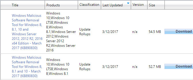 Windows Update werkt niet op Windows 7 en 8.1 op nieuwe hardware Microsoft Update Catalog Search 670x277