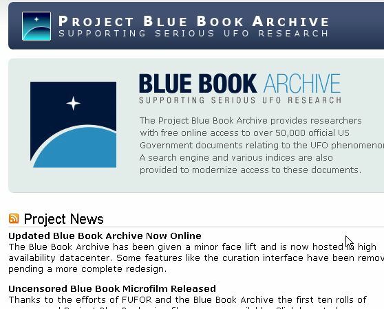 Top 8 websites om de nieuwste UFO-waarnemingen bluebook te vinden