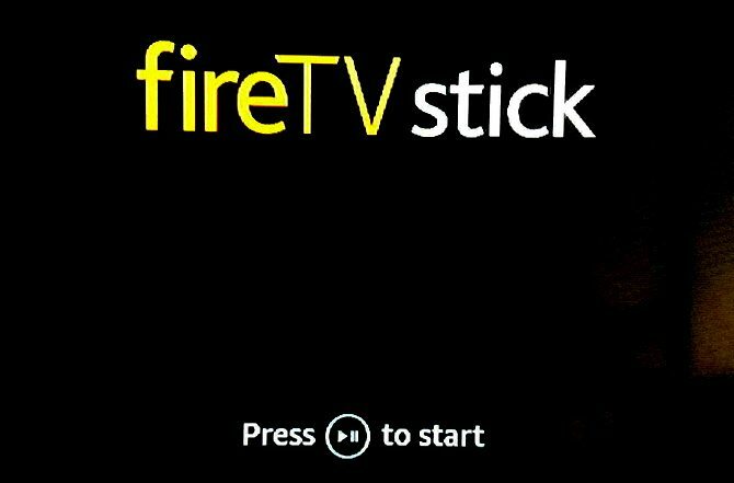 Startscherm om Amazon Fire TV Stick in te stellen na het koppelen van de afstandsbediening