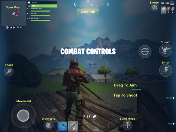 fortnite controles