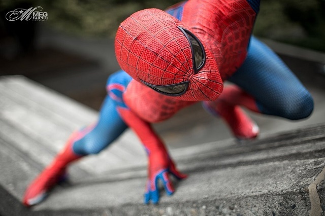 Mannen-van-stripboek-cosplay-spiderman