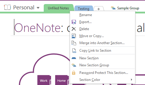 De beste organisatiefunctie van OneNote is verborgen in OneNote-sectiegroepen