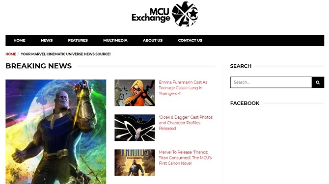 Comic Book Sites - MCU Exchange