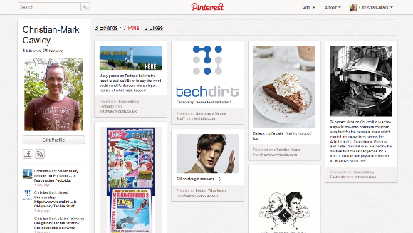 Waarom Pinterest zou kunnen wijzen op het einde van Twitter (Opinion) muo pinterest-scherm