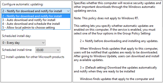 Automatische updates configureren