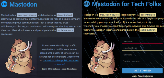 aanmelden voor mastodon voor sociaal netwerk