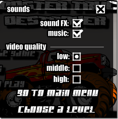 speel monster truck spel online