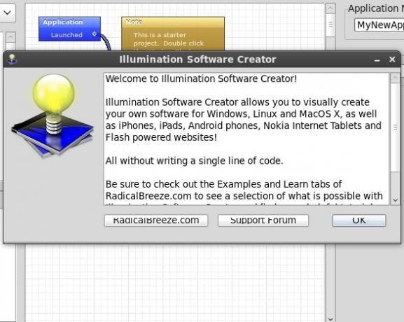 Maak uw eigen programma's met Illumination Software Creator [Giveaway] welkom