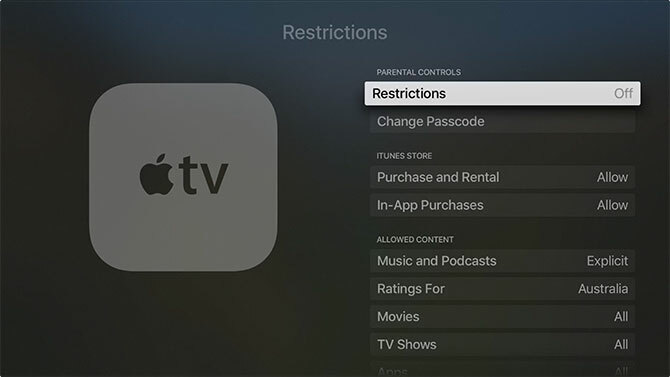 Hoe u uw Apple TV Apple TV-beperkingen instelt en gebruikt 1