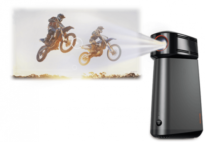 Lenovo Ideacentre 610s is een goedkope gaming-pc met een ingebouwde projector