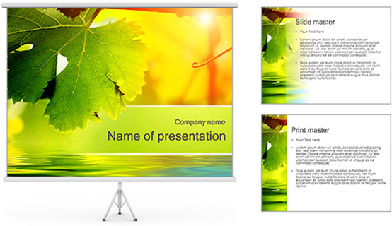 free-powerpoint-template-herfst-bladeren