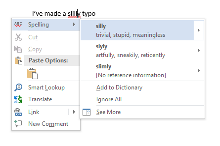 Spelling en grammatica controleren in Microsoft Word MS-woordtypefout