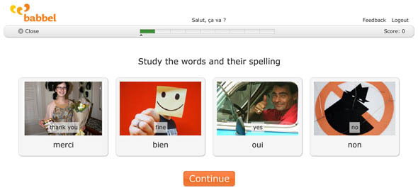Babbel: een interactieve tool voor beginnende linguïstenles basis 1