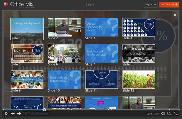 office-mix-powerpoint-interactief