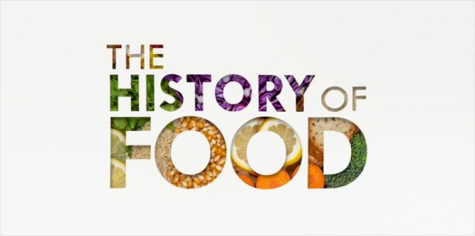 The History of Food titel kaart