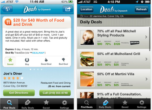 iphone apps aanbiedingen coupons