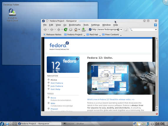 Fedora 12 functies