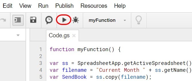 speel google script