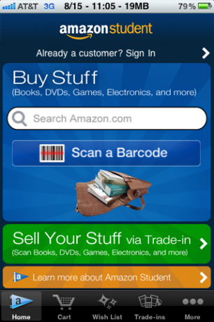 Amazon lanceert nieuwe iPhone-app gericht op studenten [iOS News] -student